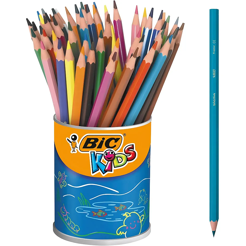 BIC Kids Evolution ECOlutions Buntstifte - 60 Teile