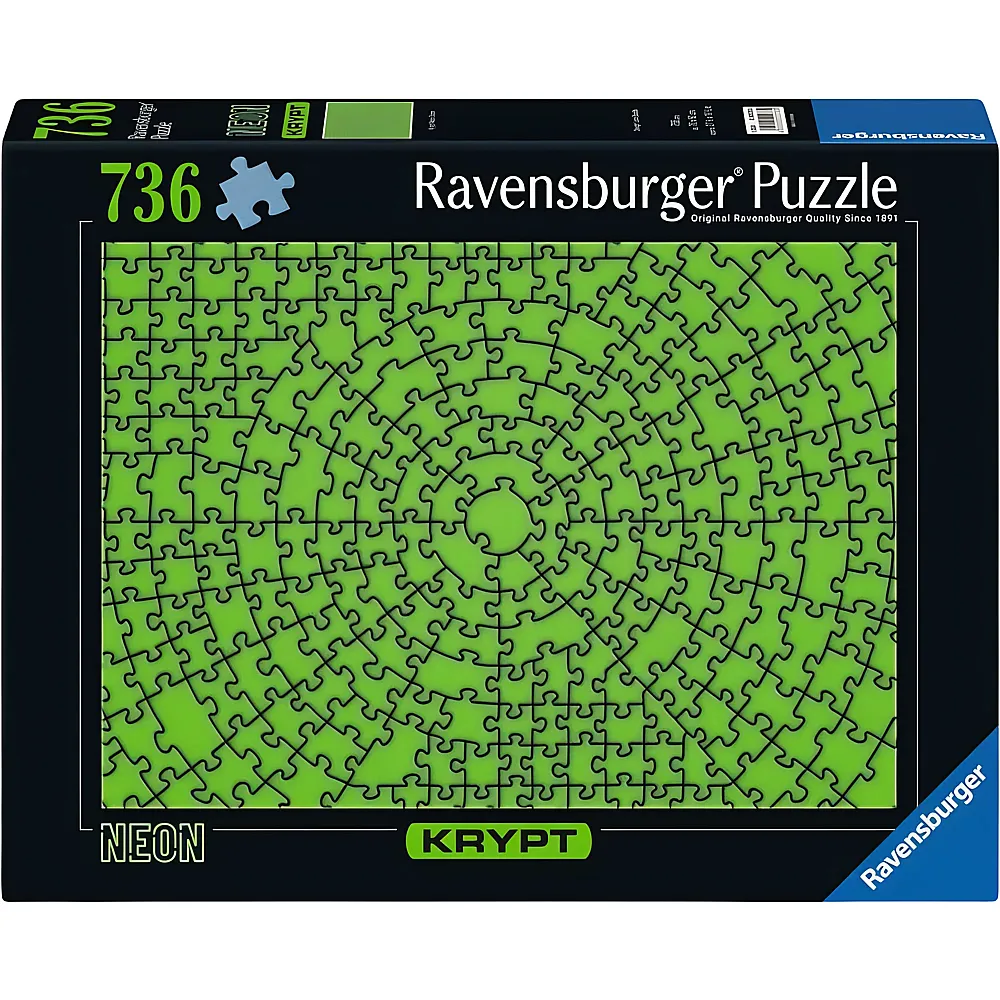 Ravensburger Puzzle Krypt Neon Green 736Teile