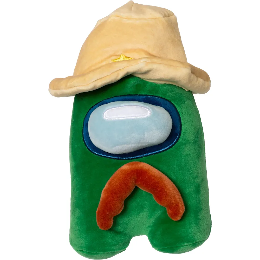 Just Toys Pl�sch Among Us Gr�n - 18 cm - Lizenzfiguren Pl�sch