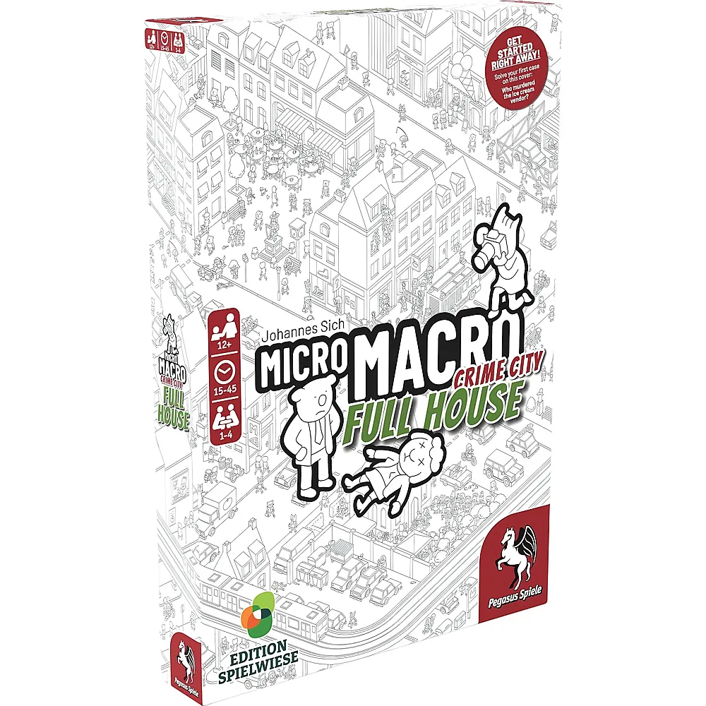 Pegasus Spiele MicroMacro: Crime City - Full House DE