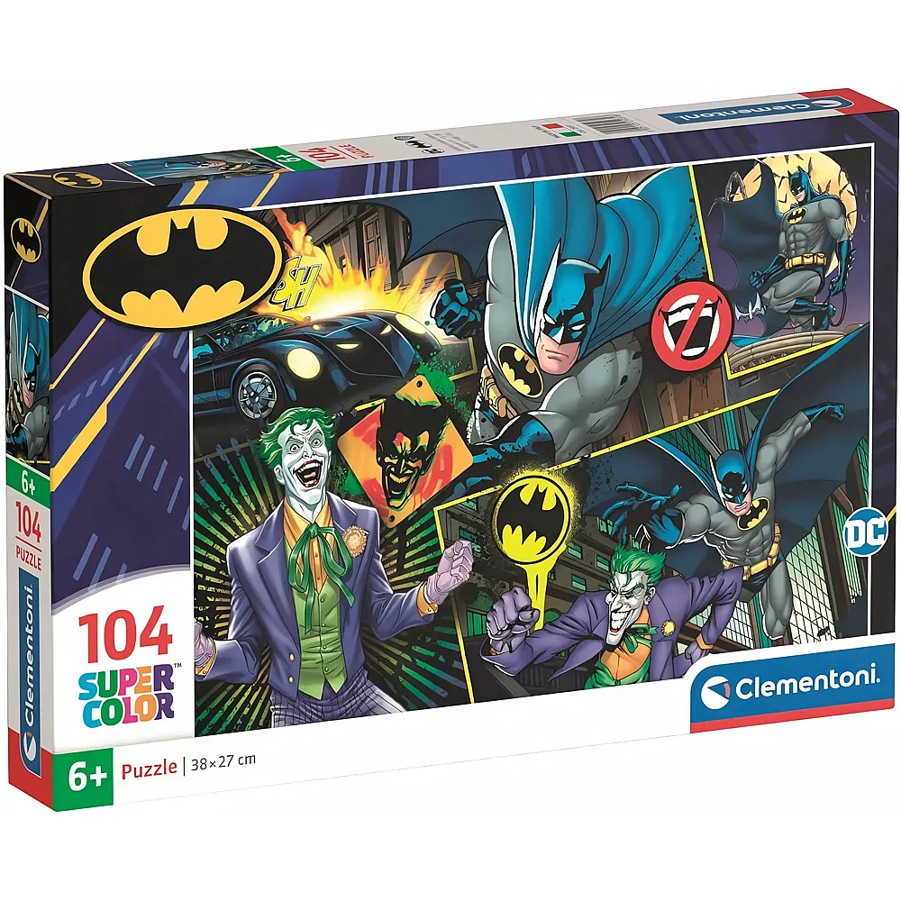Clementoni Puzzle Supercolor Batman - 104 Teile