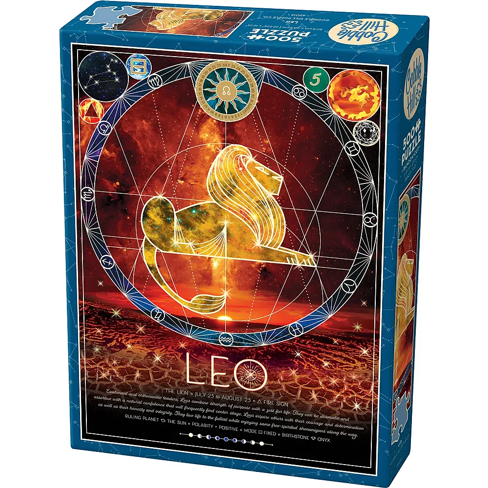 Cobble Hill Puzzle Sternzeichen L�we 500Teile