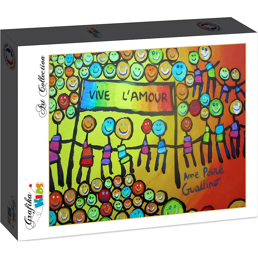 Grafika Puzzle Art Collection Grafika Kids Anne Poir� & Patrick Guallino - Vive l'Amour - 204 Teile