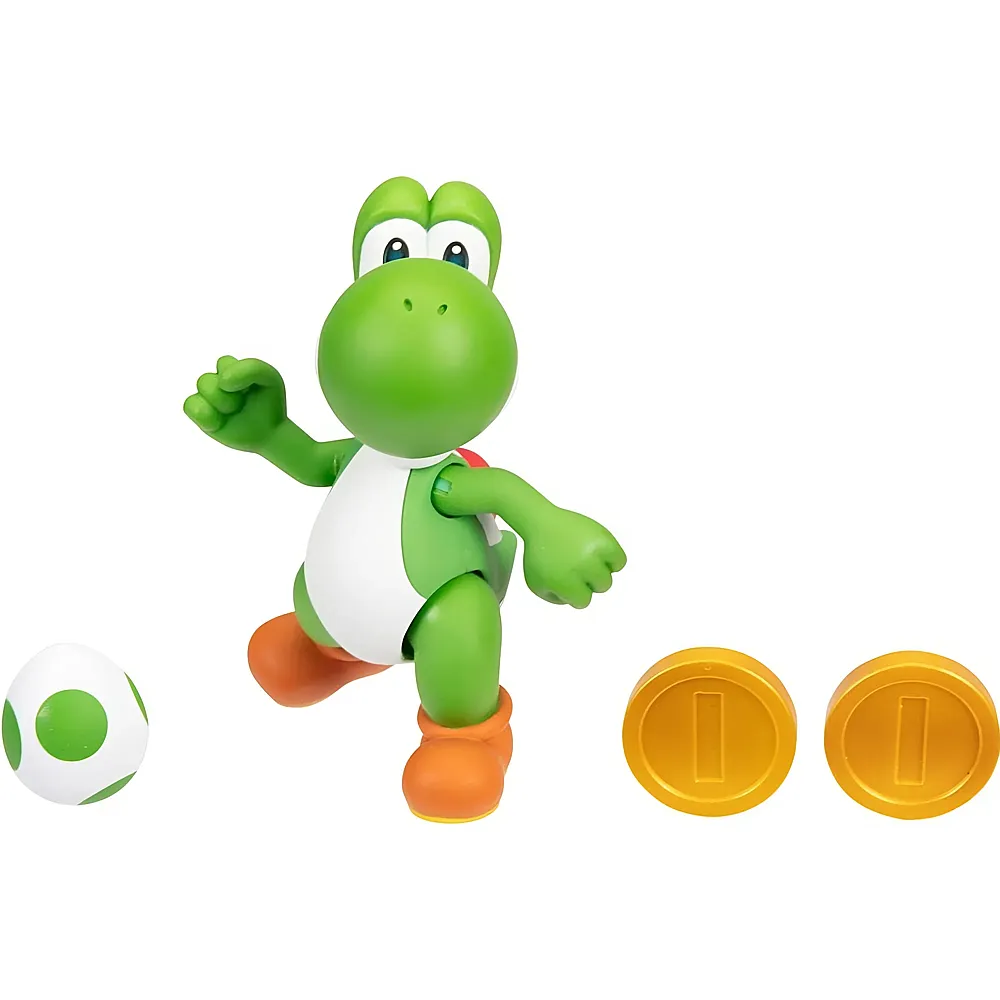 Jakks Pacific Super Mario Yoshi mit M�nzen - 10 cm