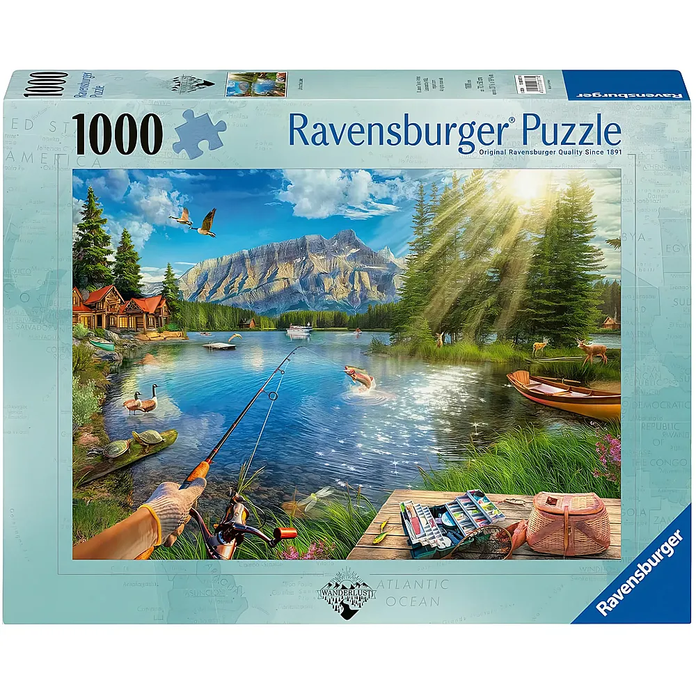 Ravensburger Puzzle Life at The Lake - 1000 Teile