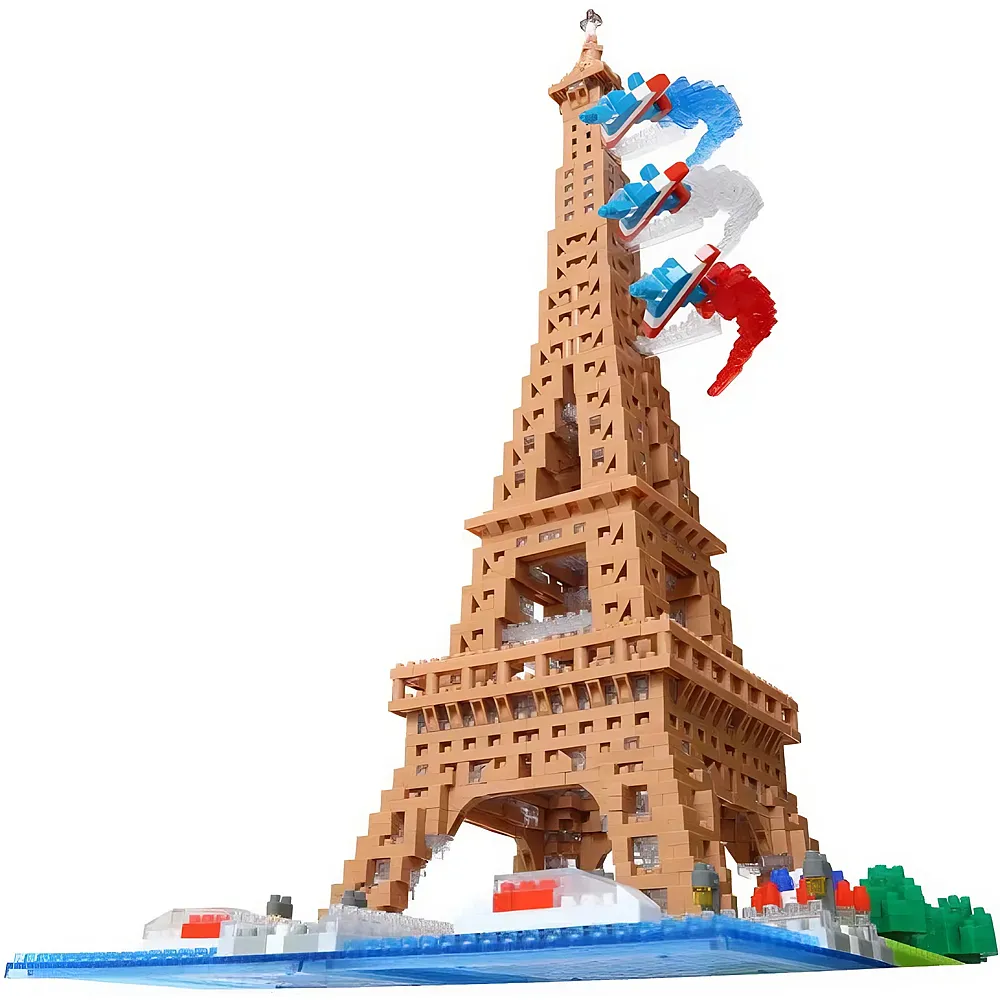 meinspielzeug - Nanoblock Paris Banks of the Seine 2500Teile | Nano-Bausteine
