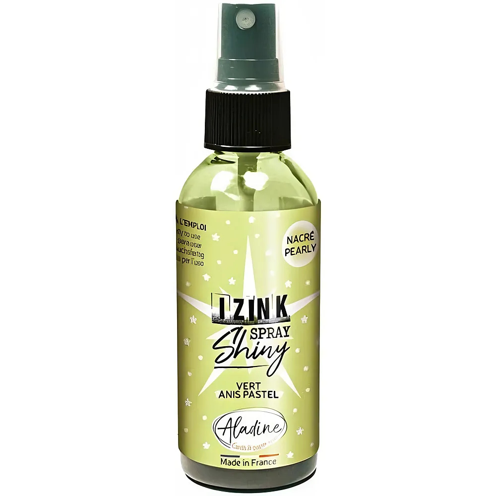 Aladine Izink Izink Spray Shiny Anis Gr�n - 80 ml | Farbe & Kreide