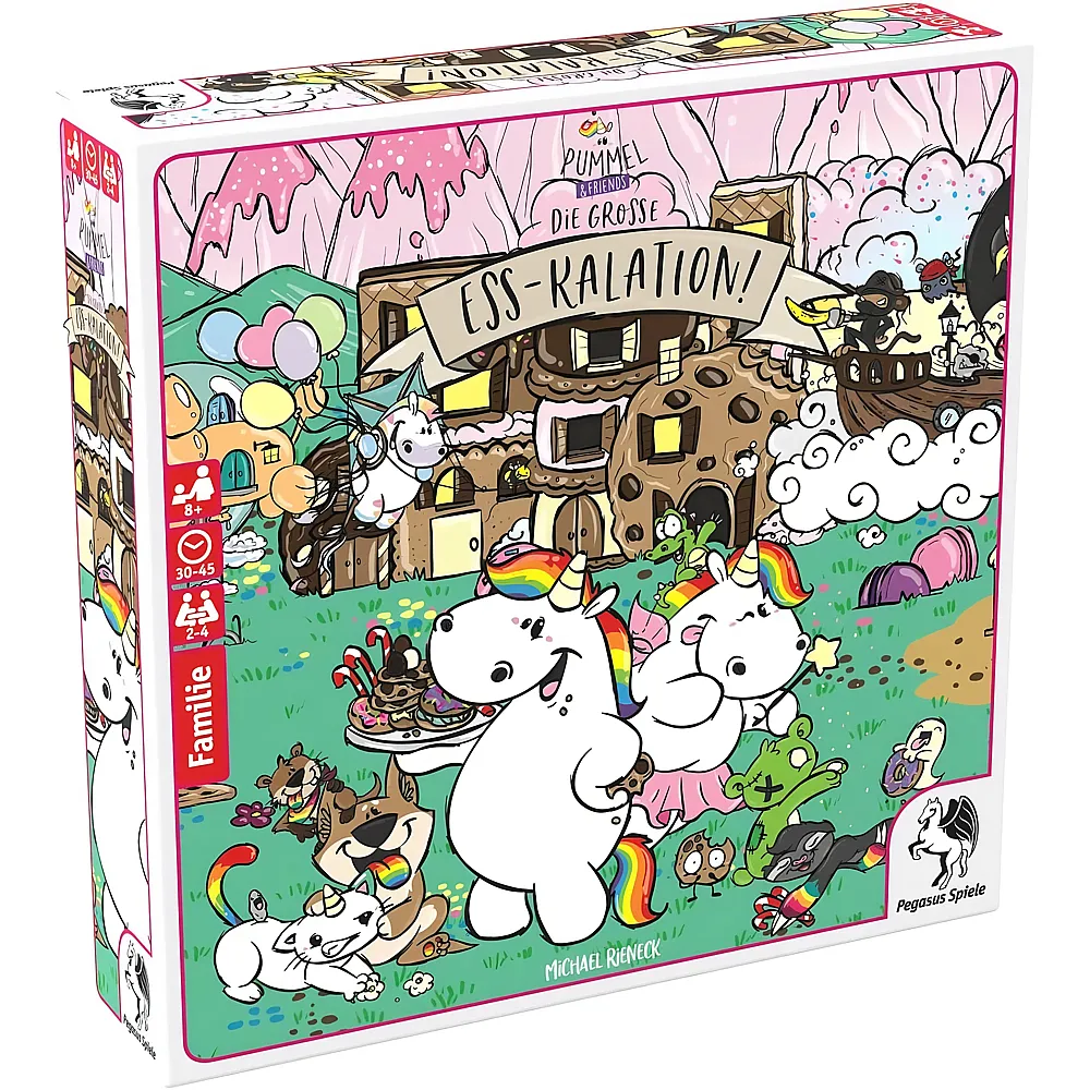 Pegasus Spiele 52062G - Pummel & Friends  Die grosse Ess-Kalation