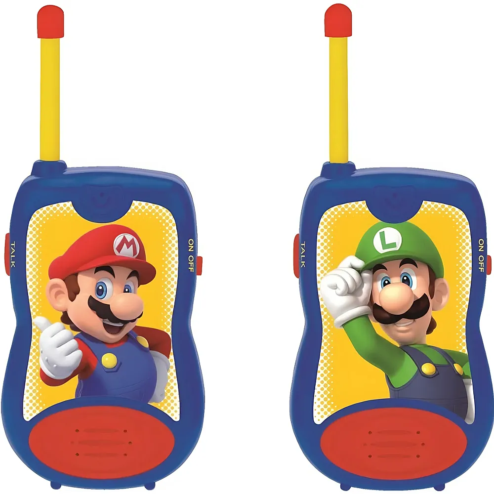 Lexibook Super Mario Walkie-Talkies bis zu 120 Meter Reichweite mit G�rtelclip