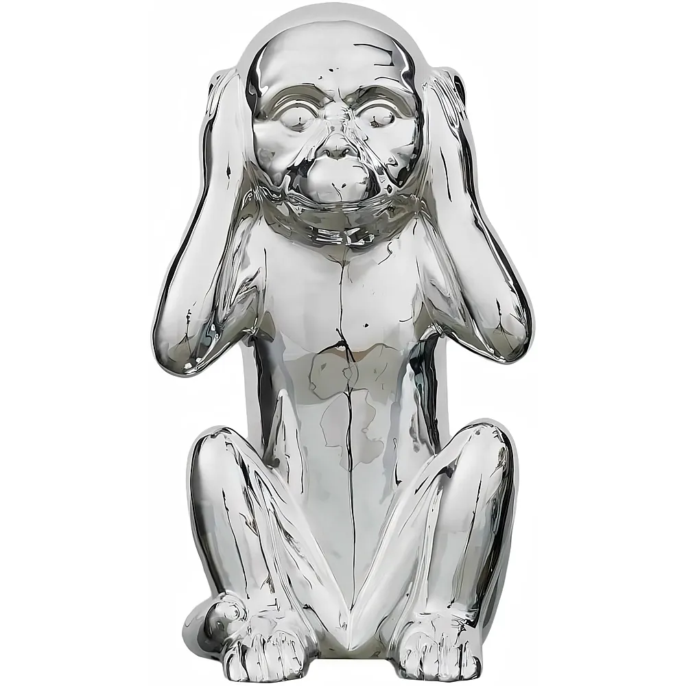 Paris Prix Statue Affe Silber - 28 cm