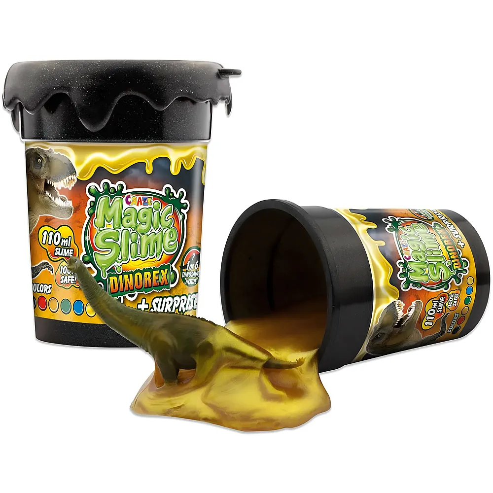meinspielzeug - Craze Magic Slime Schleim mit Dinosaurier | Gimmicks