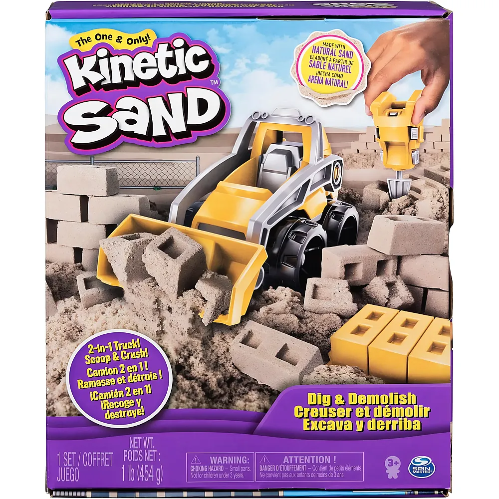 Spin Master Kinetic Sand Baustellen Set 454g