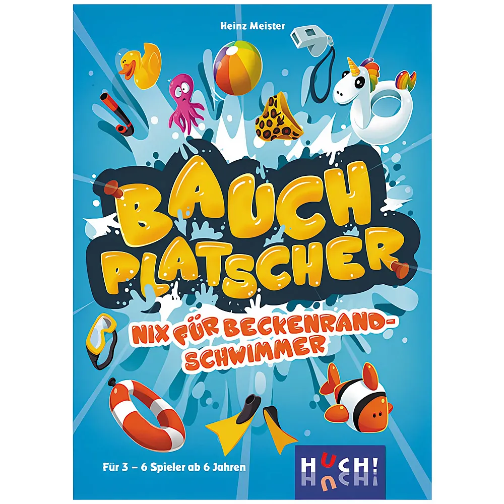 HUCH Spiele Bauchplatscher- Nix fr Beckenrandschwimmer
