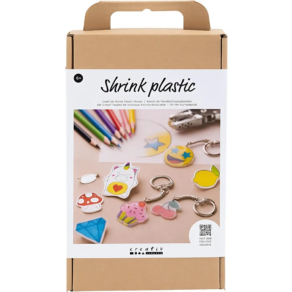 Creativ Company Bastelset Plastikschrumpf | Bastelsets