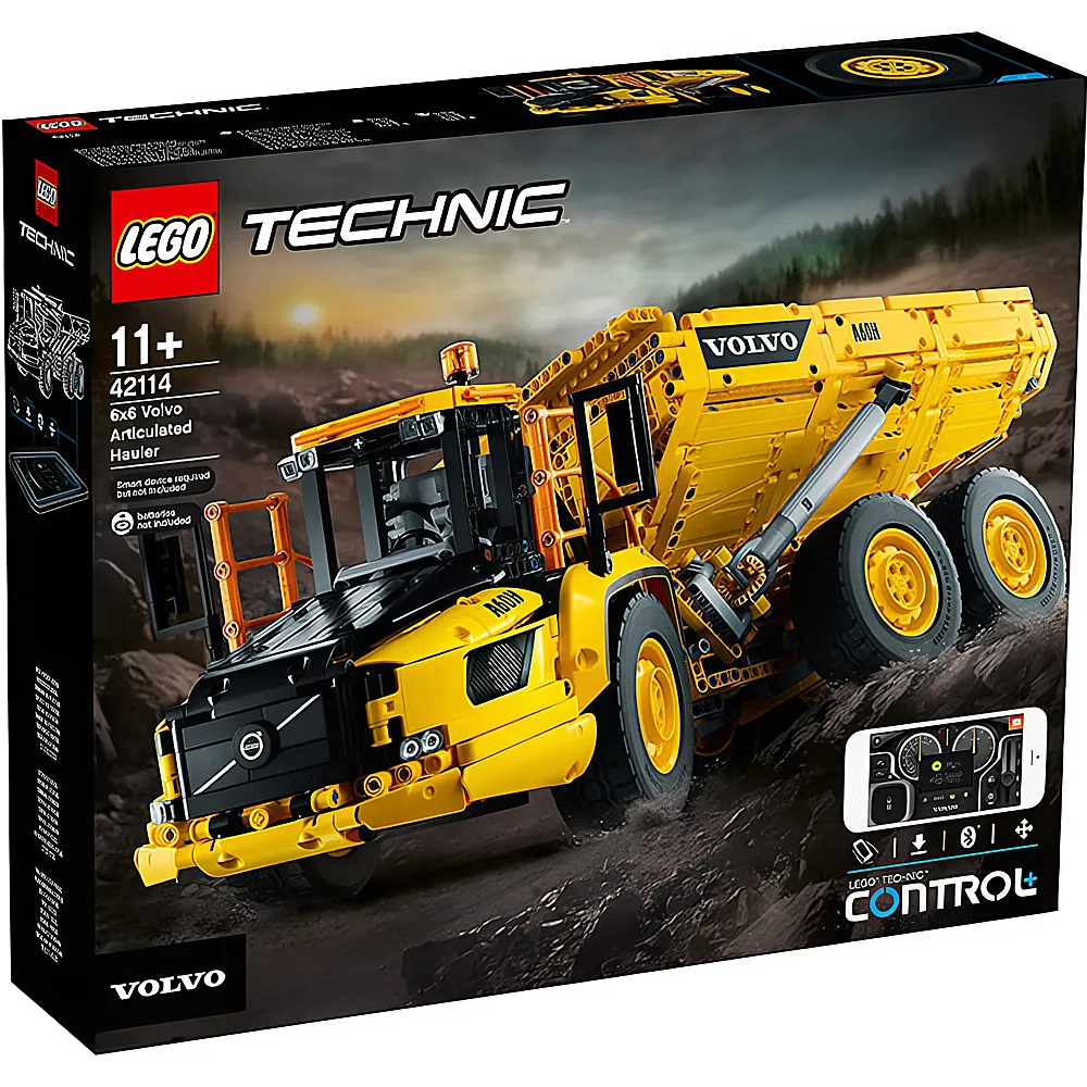 LEGO Technic Knickgelenkter Volvo-Dumper 6x6 42114