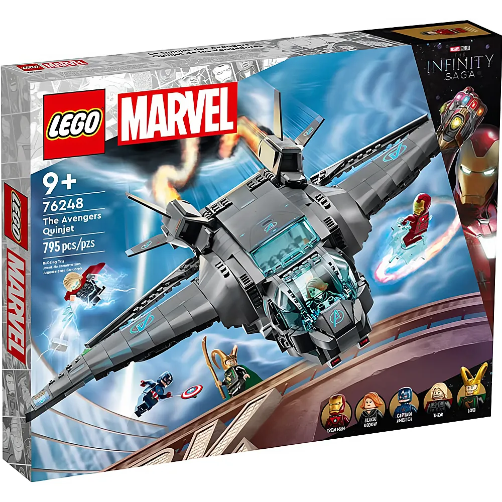 LEGO Marvel Super Heroes Der Quinjet der Avengers 76248