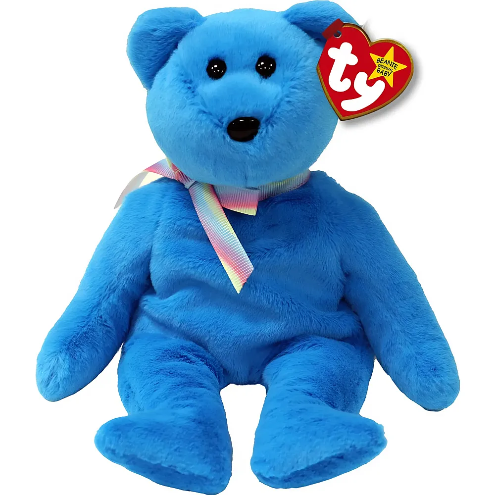 Ty Beanie Babies Teddyb�r Blau - 15 cm - B�ren Pl�sch