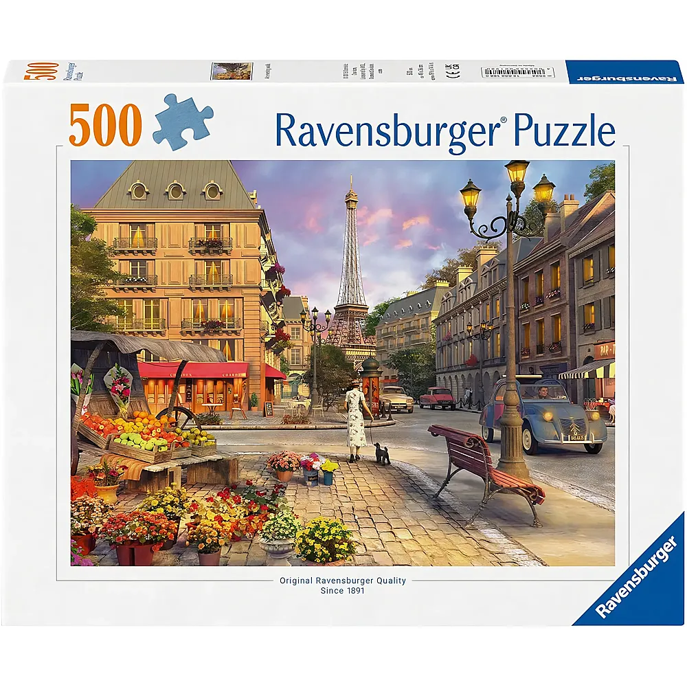 Ravensburger Puzzle Spaziergang durch Paris 500Teile