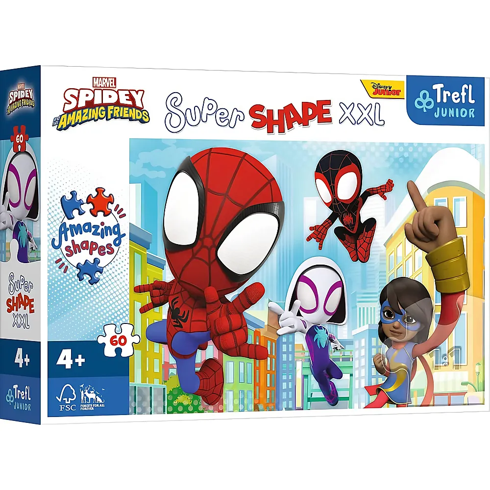 Trefl Puzzle Marvel Spiday and his Amazing Friends 60Teile