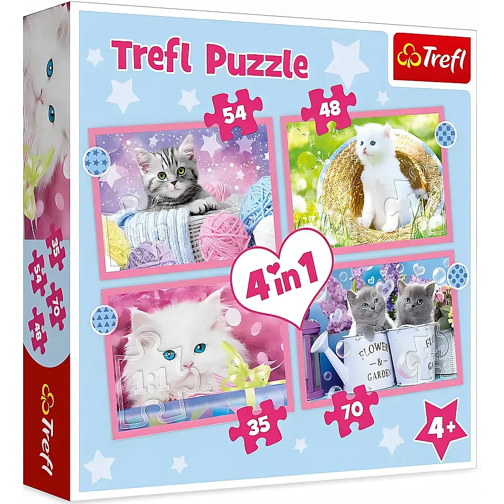 Trefl Puzzle Funny Cats - 35 Teile