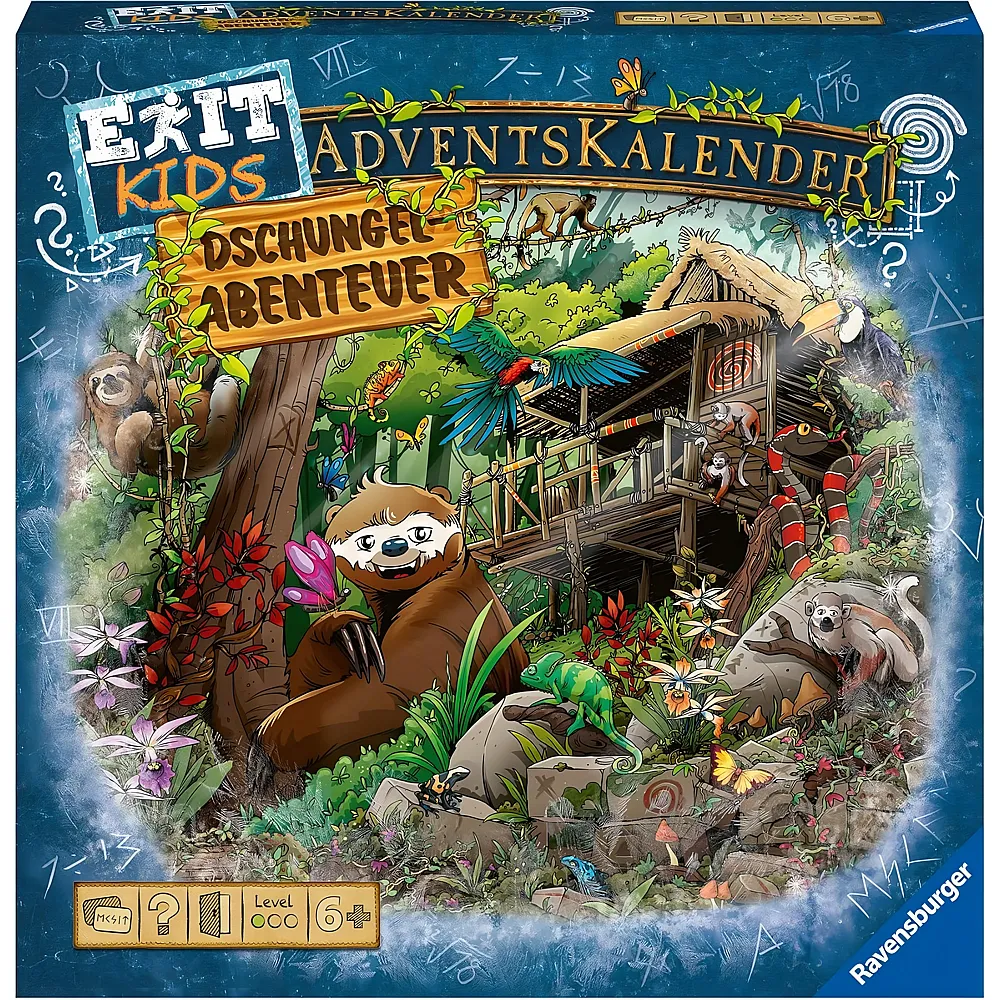 Ravensburger Exit Room Adventskalender Kids Dschungel