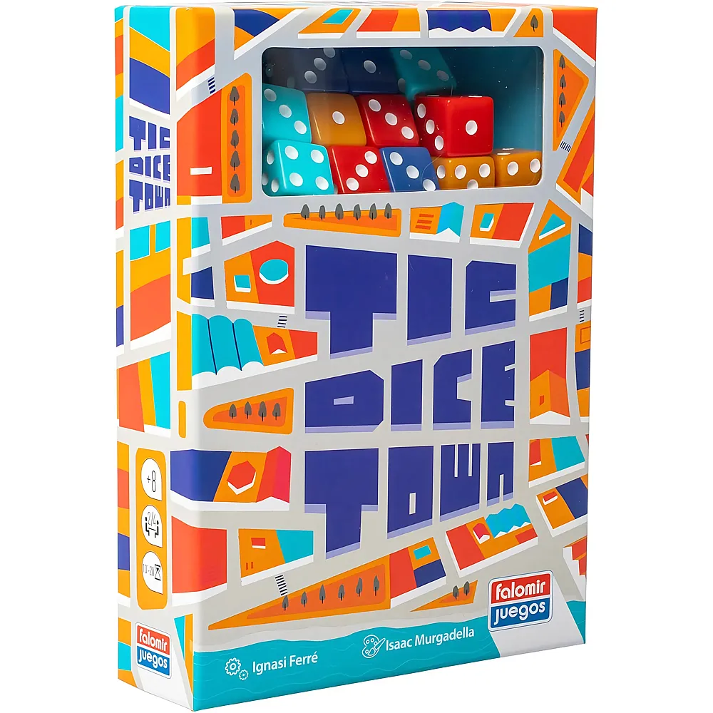 Falomir Tic Dice Town - Mathe-Spiel f�r Wettkampf