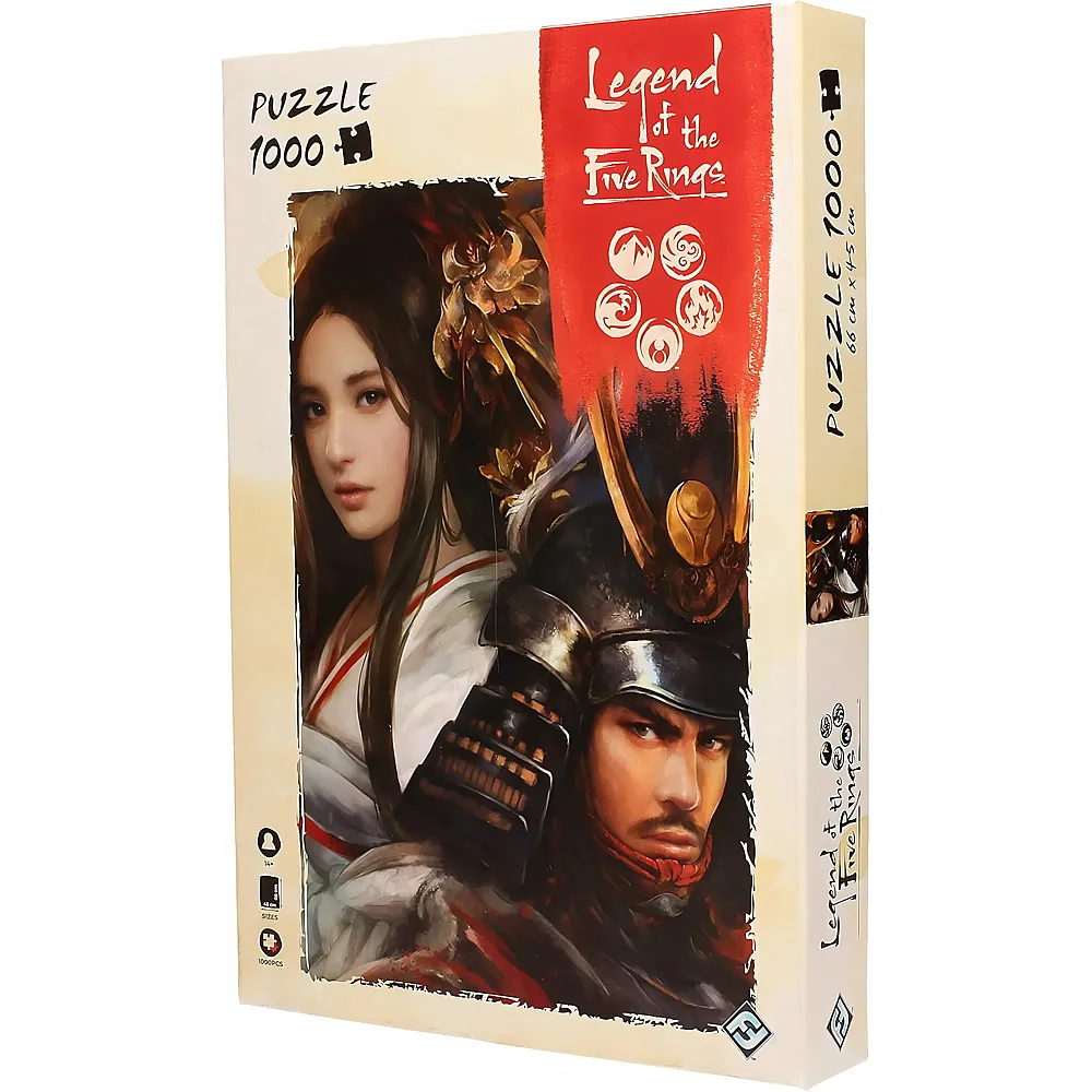 meinspielzeug - Fantasy Flight Games Puzzle Legend of the Five Rings 1000Teile | Puzzle 1000 Teile