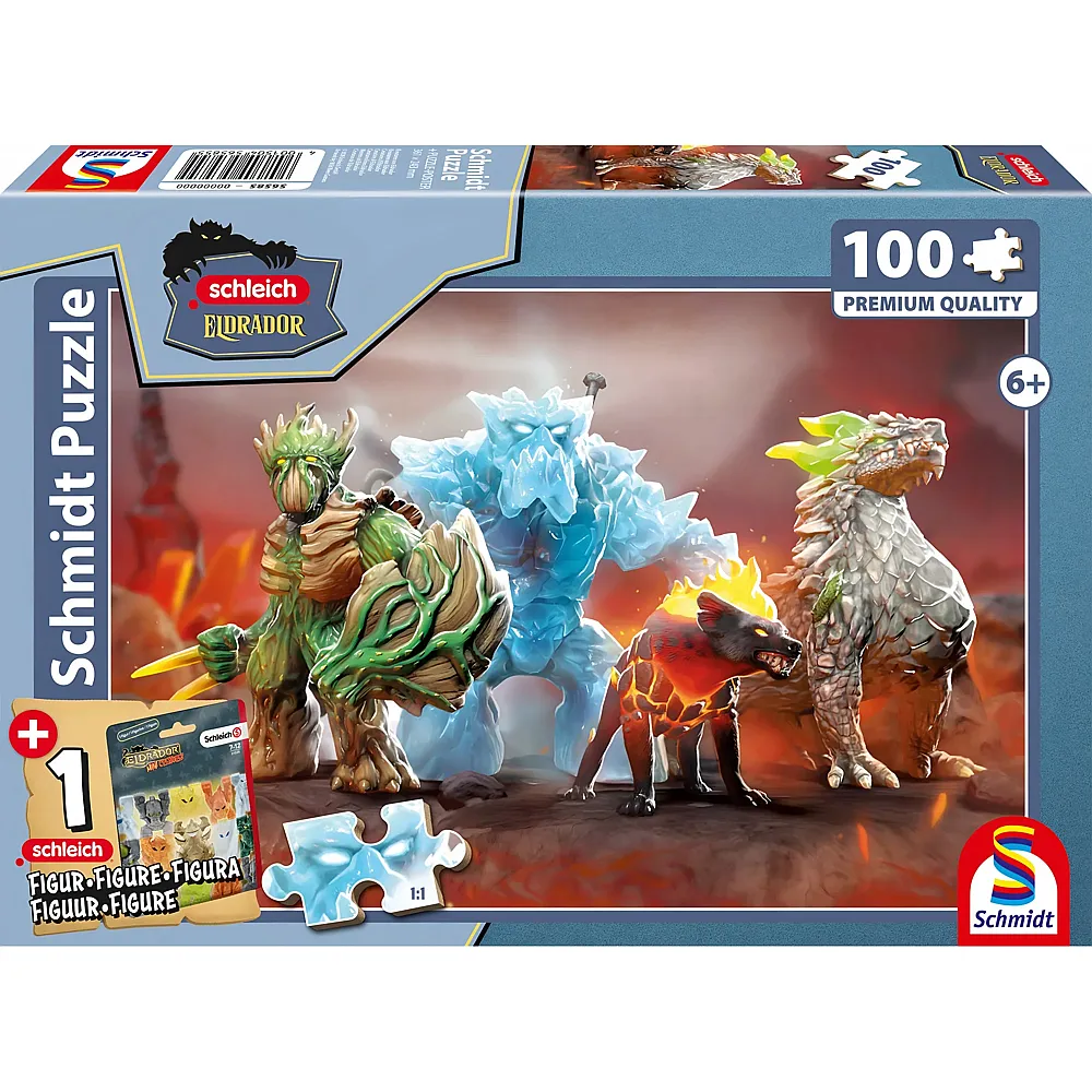 Schmidt Puzzle Schleich Eldrador, Kreaturen aus Eldrador - 100 Teile