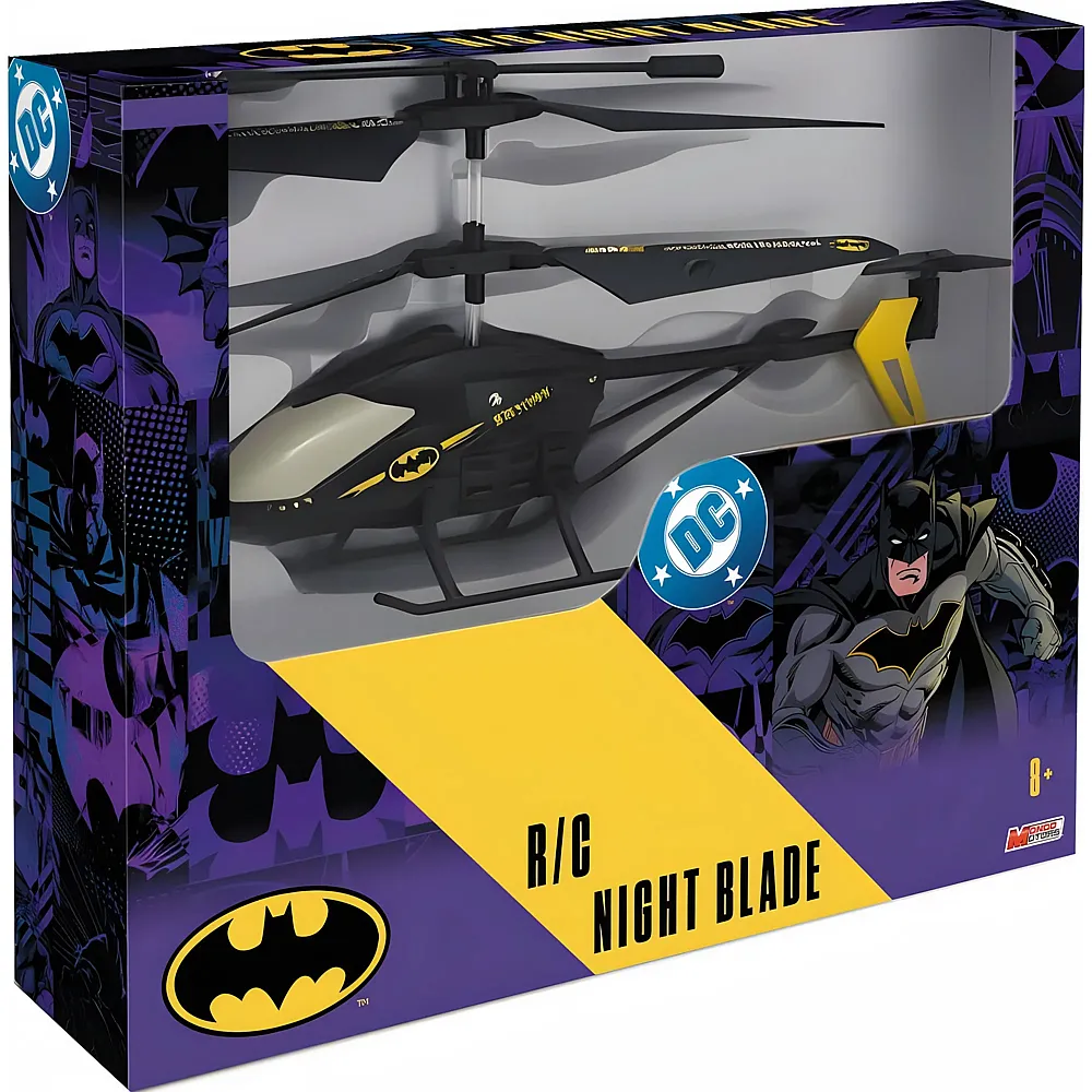 Mondo RC Batman Helikopter Night Blade, exkl. 3x AAA Batterien