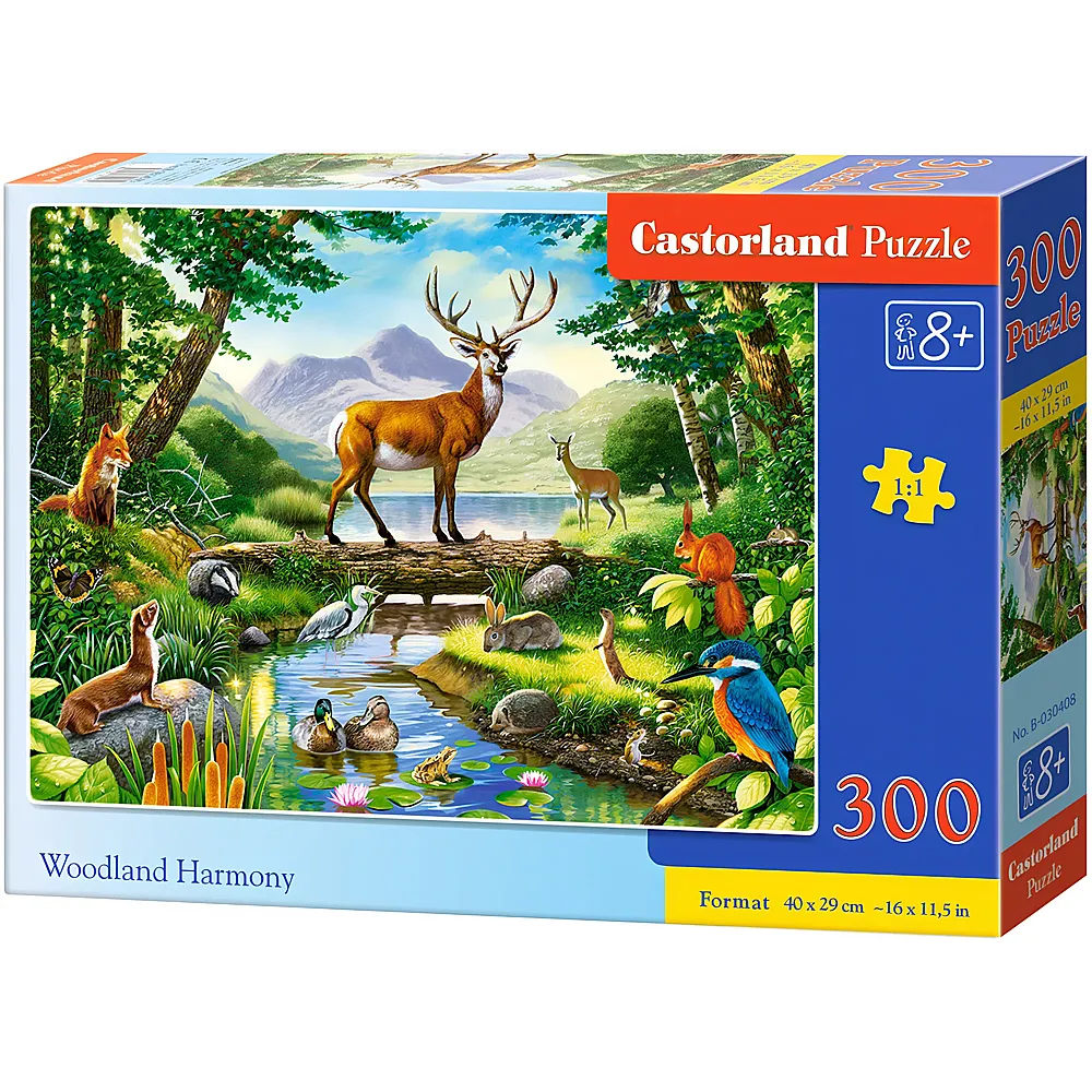 Castorland Puzzle Woodland Harmony - 300 Teile