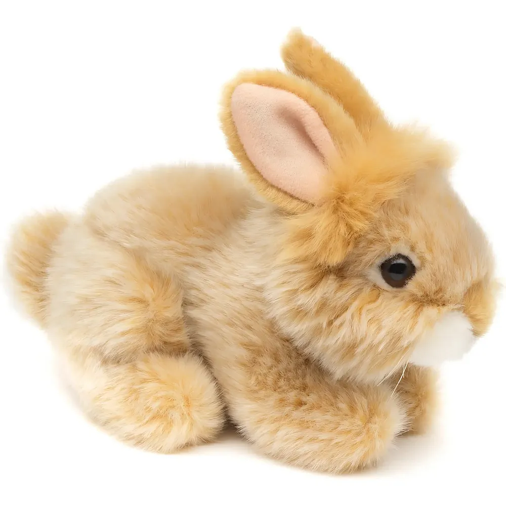 Unitoys Angorakaninchen liegend Beige - 18 cm | Hasen Pl�sch