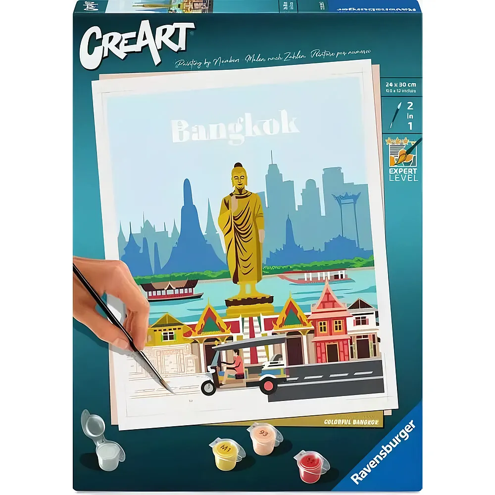 Ravensburger CreArt Malen nach Zahlen - Buntes Bangkok