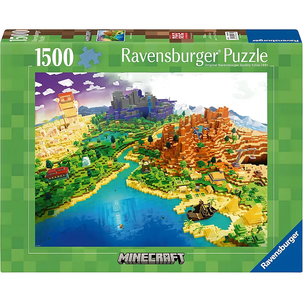Ravensburger Puzzle World of Minecraft 1500Teile