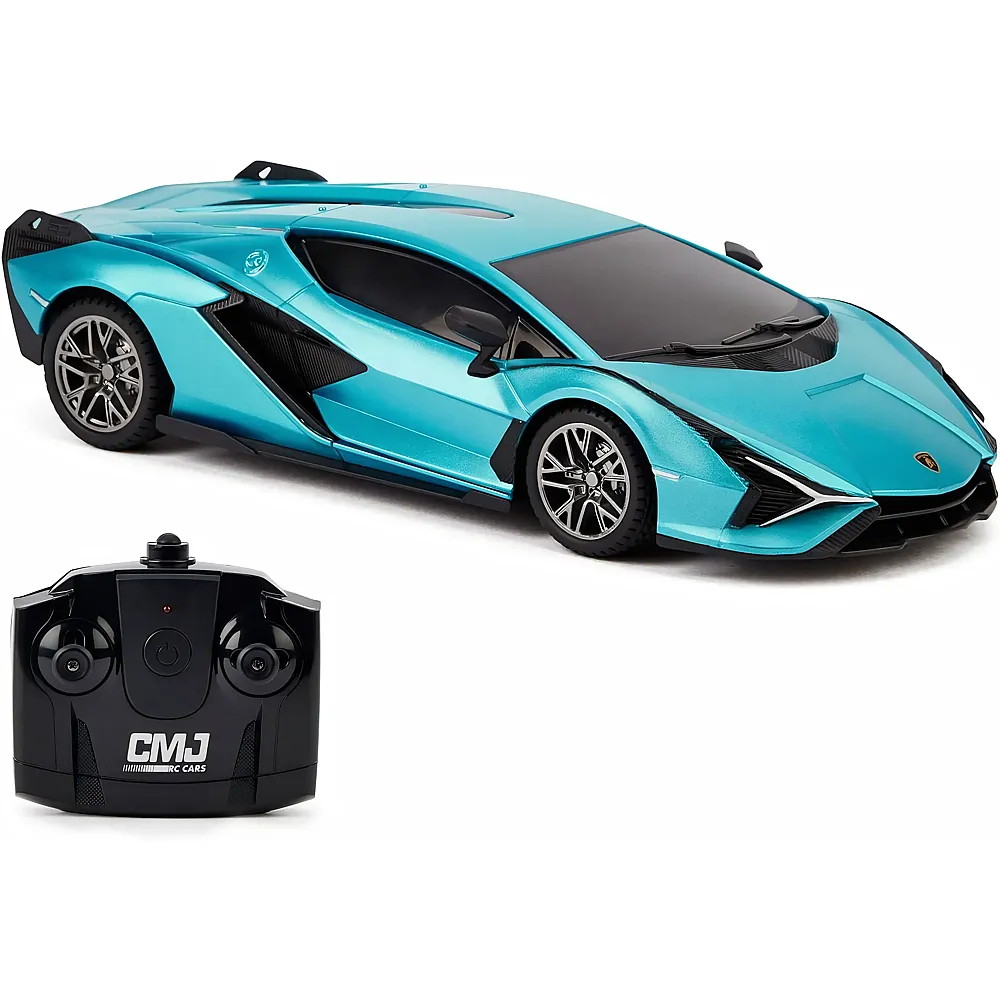 CMJ RC 1:24 Lamborghini Sin FKP 37 Blau