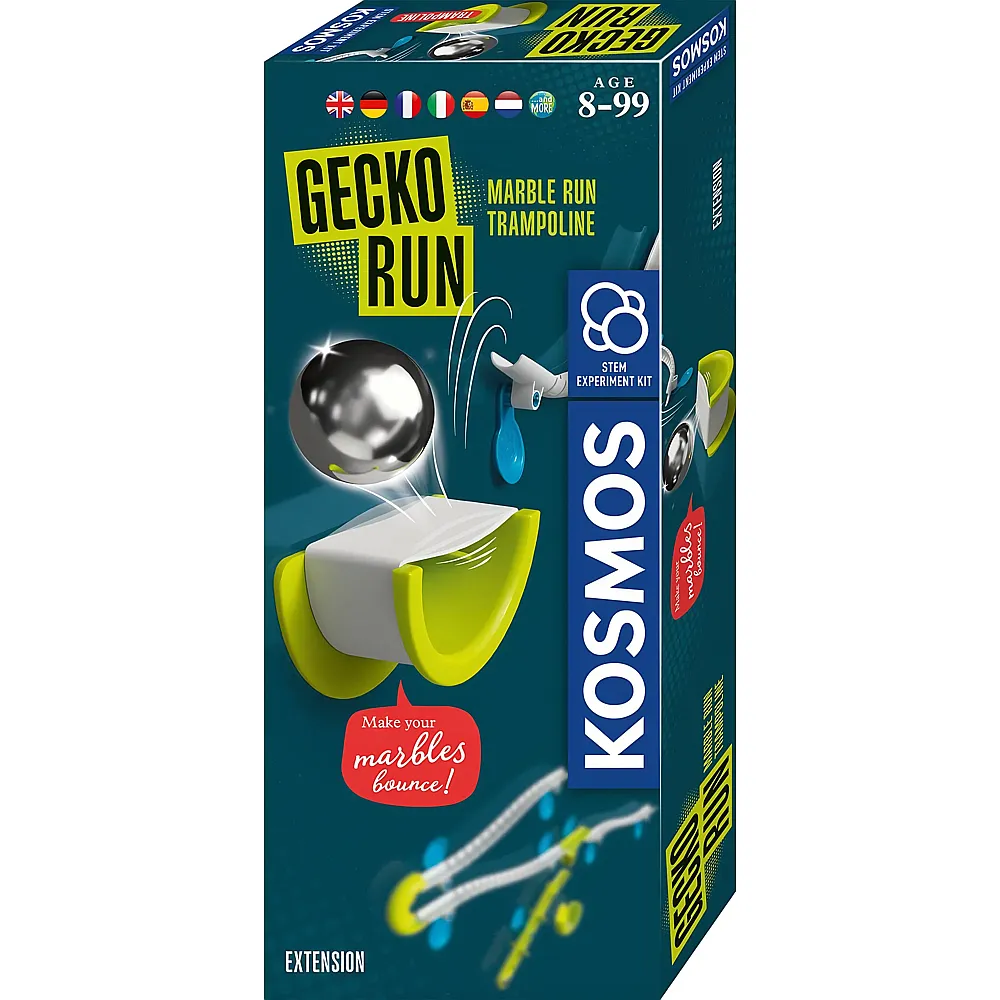 Kosmos Gecko Run Kugelbahn Trampoline Erweiterung