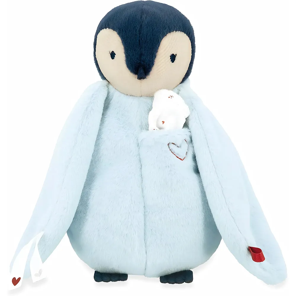 Kaloo Pinguin mit Tuch blau - 20 cm