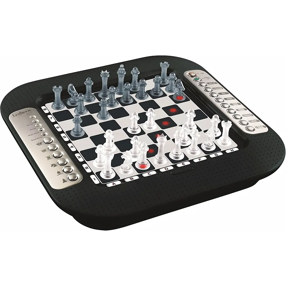 Lexibook Chessman FX, Elektronisches Schachspiel mit Ber�hrungstastatur und Licht- und Sound