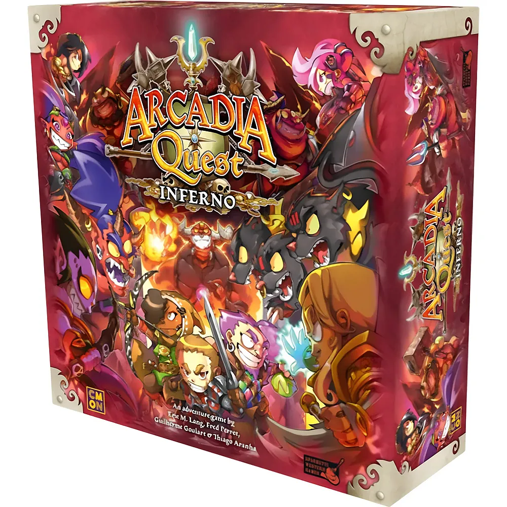 CMON Arcadia Quest Inferno Erweiterung - English | Kennerspiele