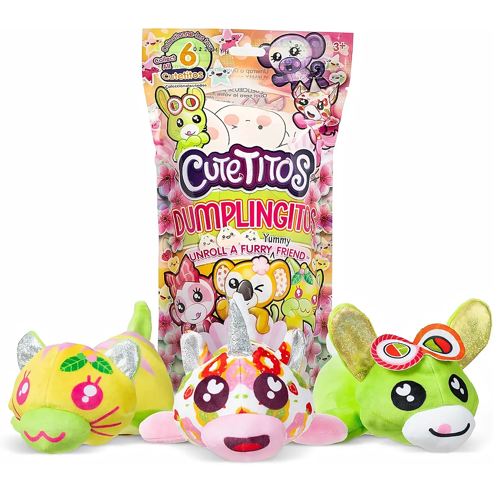 Basic Fun Cutetitos 17cm Pl�sch  Dumplingitos, Sammler-�berraschungspl�schtier
