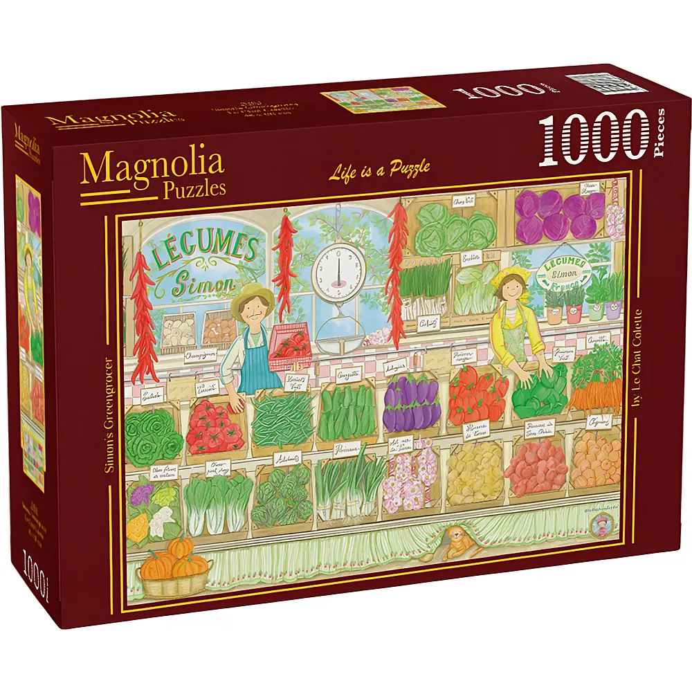 Magnolia Puzzle Simons Gem�seladen 1000Teile