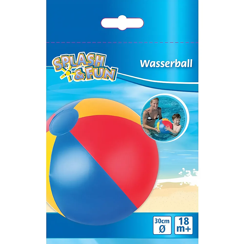 Splash & Fun Strandball uni,  ca. 30cm