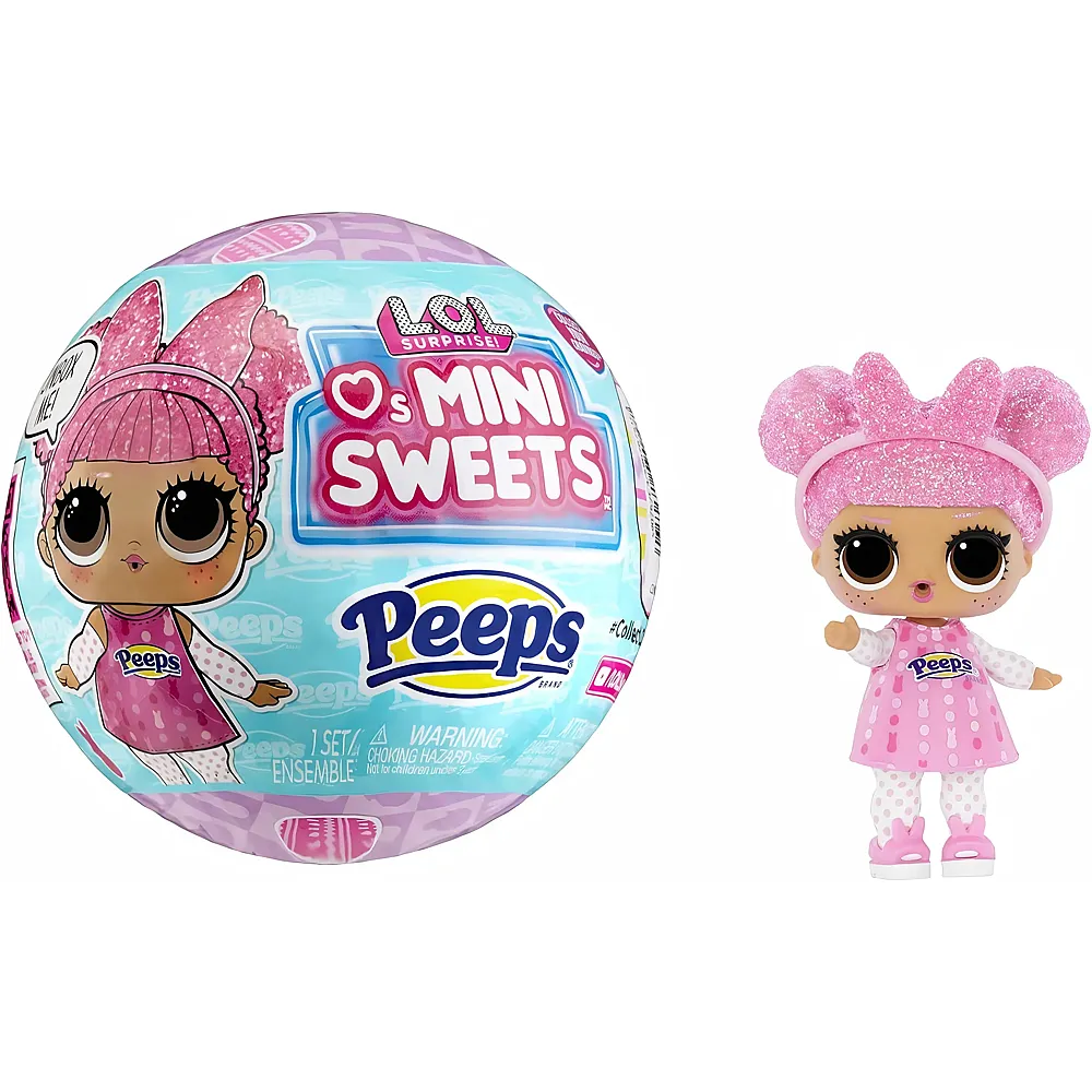 MGA L.O.L. Surprise Loves Mini Sweets Peeps - Cute Bunny - Limitierte Auflage mit Fr�hlingsthema - Sammlerpuppe mit 7 �berraschungen - F�r M�dchen, Jungen und Sammler ab 4 Jahren
