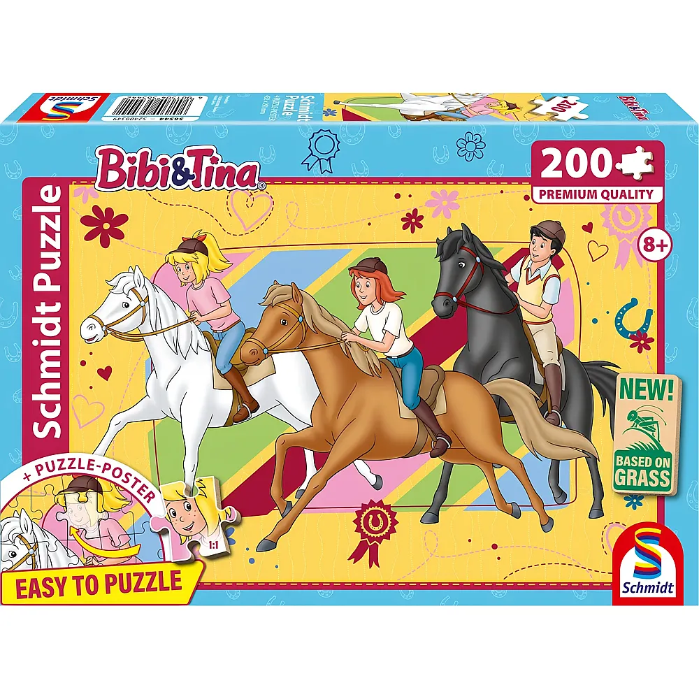 Schmidt Puzzle Bibi & Tina Pferdeliebe 200Teile