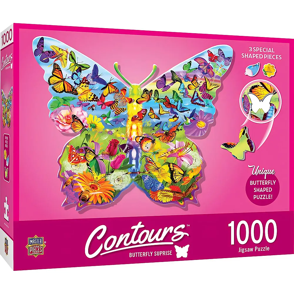Master Pieces Puzzle Butterfly 1000Teile