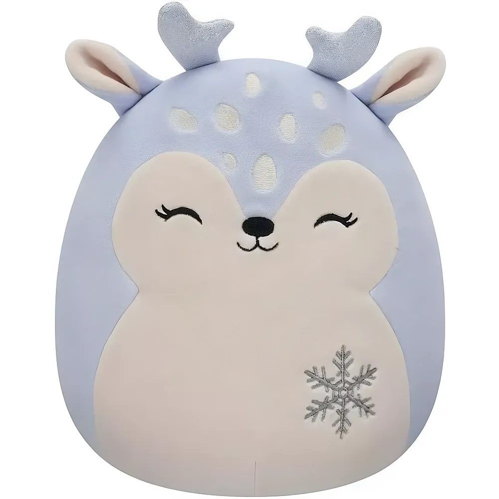 Squishmallows Pl�sch Fawn das Kitz mit der Schneeflocke - 20 cm | Waldtiere Pl�sch