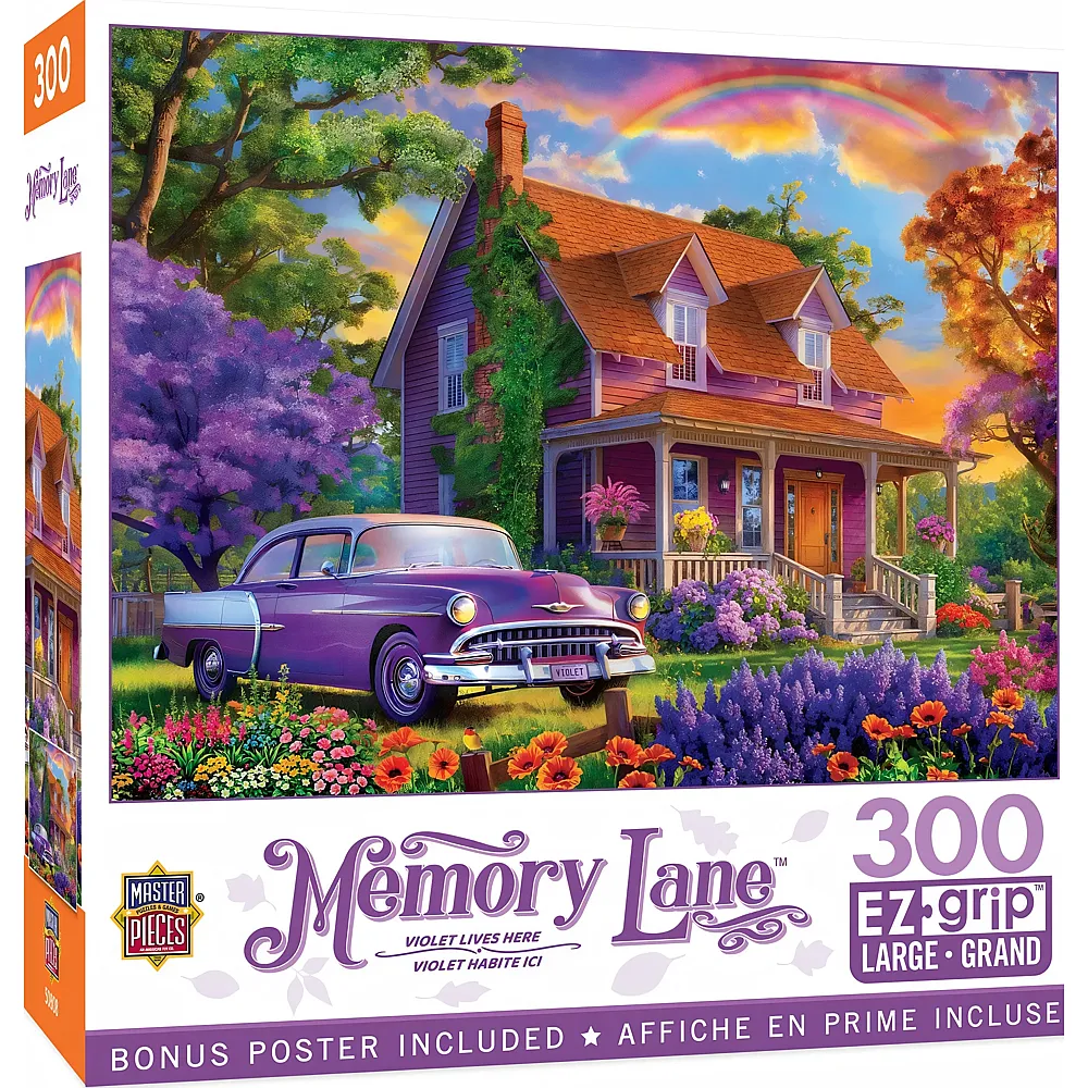 Master Pieces Puzzle Memory Lane Hier wohnt Violet - 300 Teile