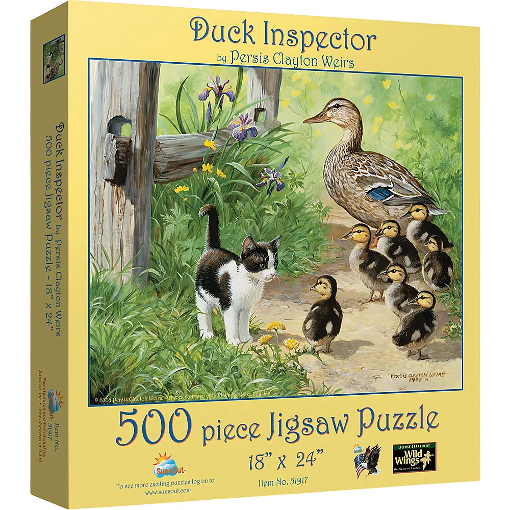 SunsOut Puzzle Persis Clayton Weirs Duck Inspector - 500 Teile