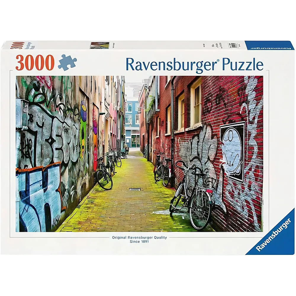Ravensburger Puzzle Street Art in Amsterdam - 3000 Teile