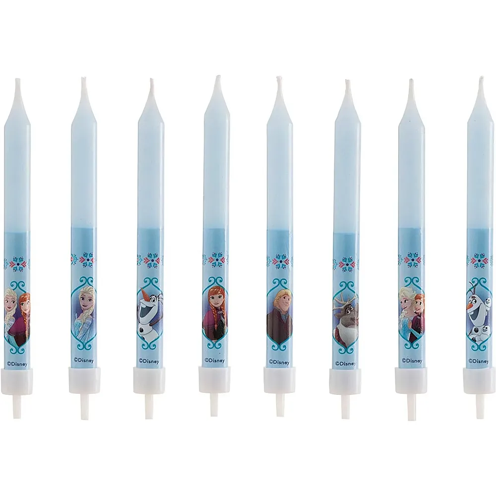 Decora Disney Frozen Geburtstagskerzen Blau 12Teile