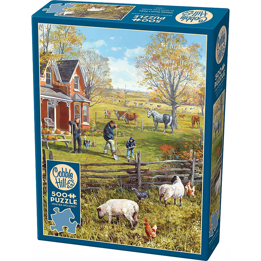 Cobble Hill Puzzle Junger Familienbetrieb 500Teile